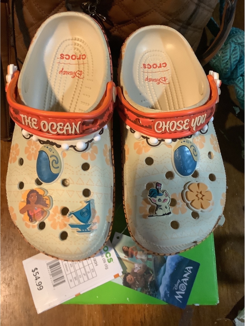 Disney Moana Classic Clog Shoes Size 5 Kids